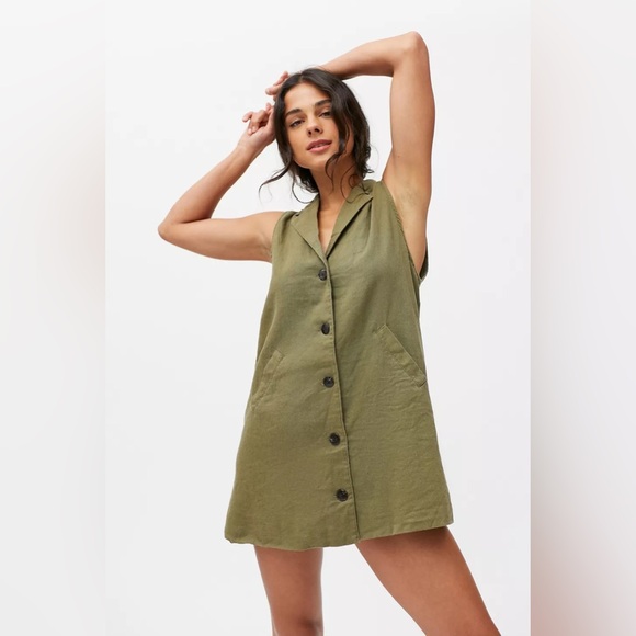Urban Outfitters, Army Green, Shirt dress size XS - Picture 7 of 7